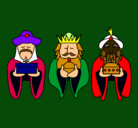 Dibujo Los Reyes Magos 4 pintado por anisabia
