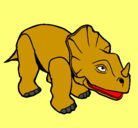 Dibujo Triceratops II pintado por shelsy