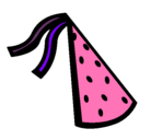Dibujo Sombrero de cumpleaños pintado por biavaida