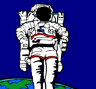 Dibujo Astronauta pintado por apollo11