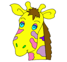 Dibujo Cara de jirafa pintado por lucia03