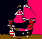 Dibujo Barco pintado por gigi