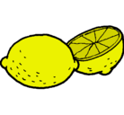 Dibujo limón pintado por monilemon