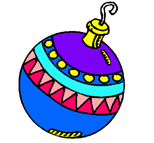 Dibujo Bola de navidad pintado por emasila