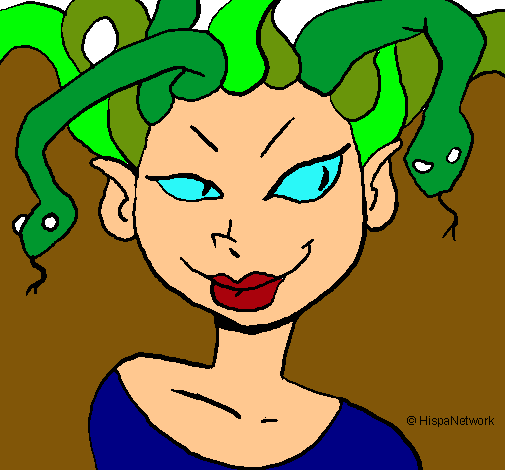 Mujer medusa