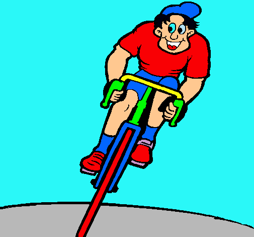 Dibujo Ciclista con gorra pintado por PABLO_HM