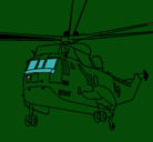 Dibujo Helicóptero al rescate pintado por lupeb