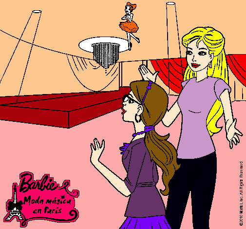 Dibujo Barbie descubre a las hadas mágicas pintado por princess91