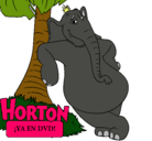 Dibujo Horton pintado por sandra21