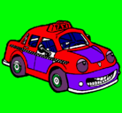 Dibujo Herbie Taxista pintado por rita