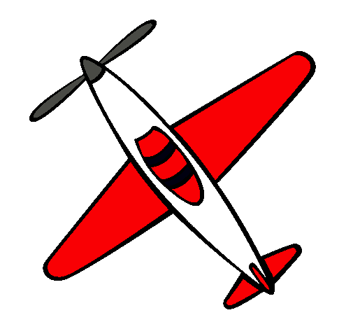 Dibujo Avión III pintado por matias25