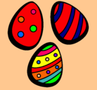 Dibujo Huevos de pascua IV pintado por siusiusiu