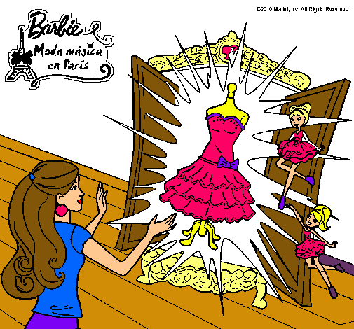 El vestido mágico de Barbie