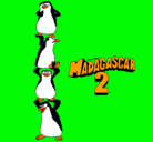 Dibujo Madagascar 2 Pingüinos pintado por Dailooo