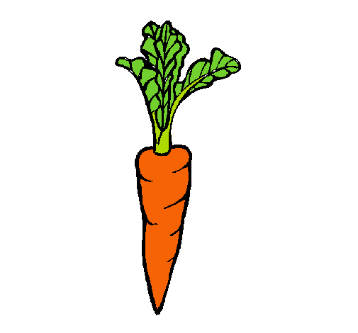 Dibujo zanahoria pintado por andys