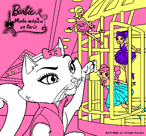 La gata de Barbie descubre a las hadas