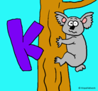 Dibujo Koala pintado por derfu