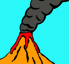 Dibujo Volcán pintado por IreeneeXB