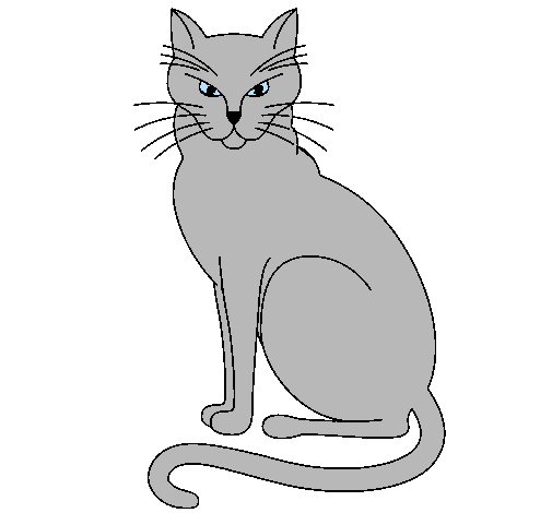 Dibujo de Felino pintado por Gatos en  el día 05-02-11 a las  17:12:01. Imprime, pinta o colorea tus propios dibujos!