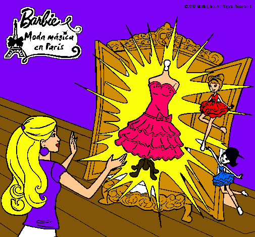 El vestido mágico de Barbie