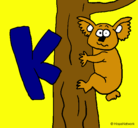 Dibujo Koala pintado por jareny