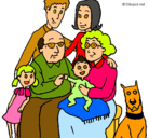 Dibujo Familia pintado por antonuchis