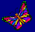 Dibujo Mariposa 4 pintado por jessijann