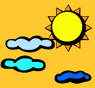 Dibujo Sol y nubes 2 pintado por jarolyn