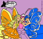 Dibujo Barbie y sus amigas en hadas pintado por lineth