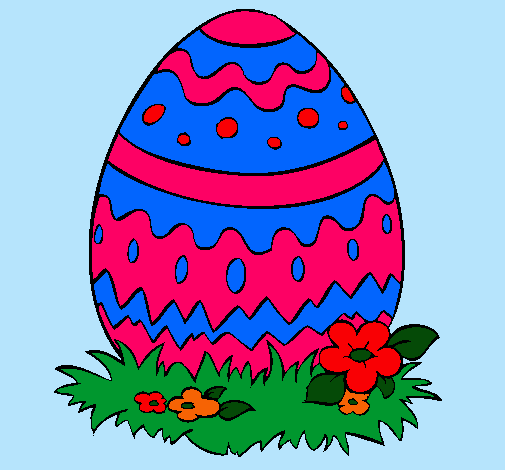 Dibujo Huevo de pascua 2 pintado por NancyF