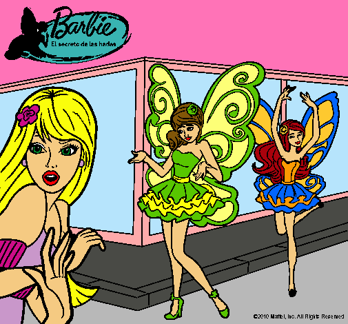 Dibujo Las hadas de Barbie pintado por princessa9