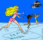 Dibujo Barbie de regreso a la playa pintado por hemoxa