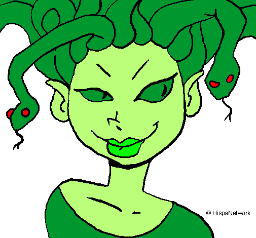 Mujer medusa