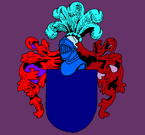 Escudo de armas y casco