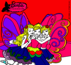 Dibujo Barbie y sus amigas en hadas pintado por arinoa