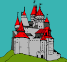 Dibujo Castillo medieval pintado por cooo
