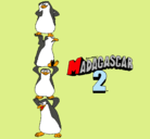 Dibujo Madagascar 2 Pingüinos pintado por trejo