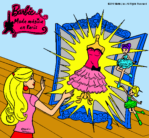 El vestido mágico de Barbie