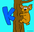 Dibujo Koala pintado por isai