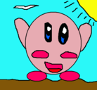 Dibujo Kirby pintado por kitty_99
