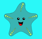 Dibujo Estrella de mar pintado por chapulin