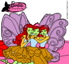 Dibujo Barbie y sus amigas en hadas pintado por ALBA0123456789