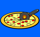 Dibujo Pizza pintado por lucilambic