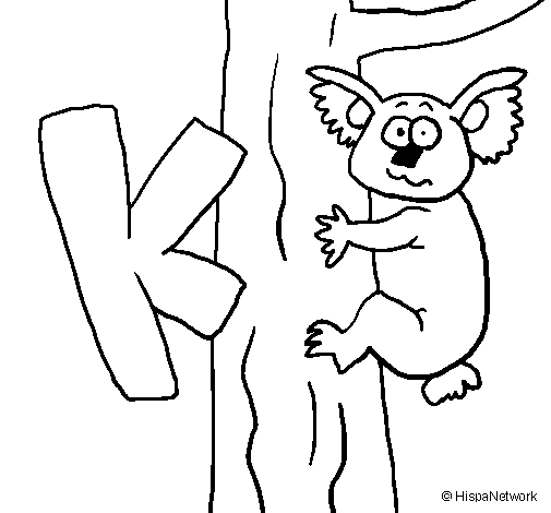 Dibujo Koala pintado por l_porter