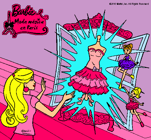 El vestido mágico de Barbie