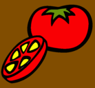 Dibujo Tomate pintado por Tigrin