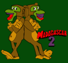 Dibujo Madagascar 2 Manson y Phil 2 pintado por israhhh