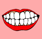 Dibujo Boca y dientes pintado por Ani_Sulemn