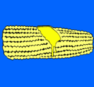 Dibujo Mazorca de maíz pintado por iracema