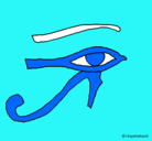 Dibujo Ojo Horus pintado por mayssy